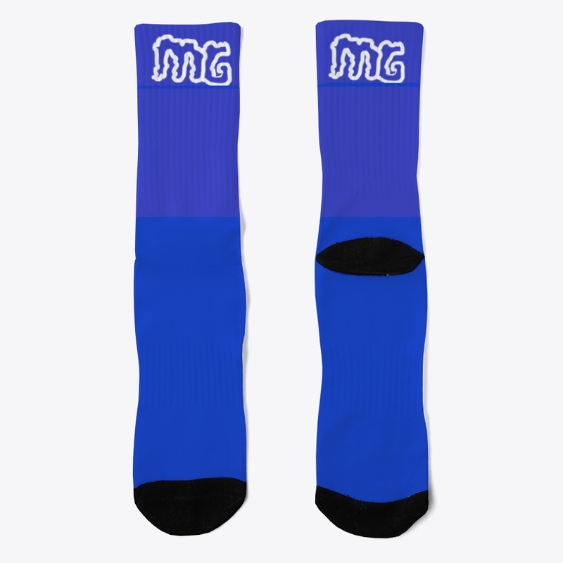 milan gamer sokken blauw