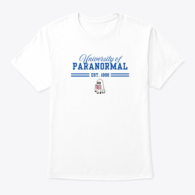 Univercity of Paranormal Blue letters 