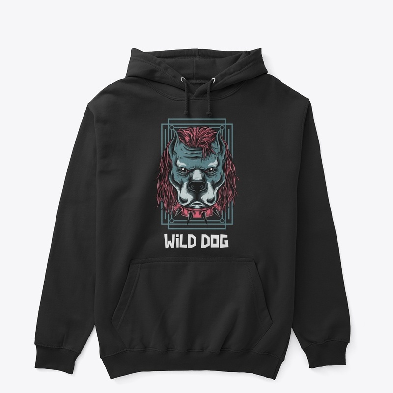 WILD DOG CLASSIC PULLOVER HOODIE