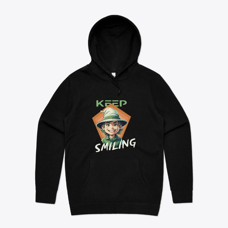 ''Keep Smiling'' T Shirt Design