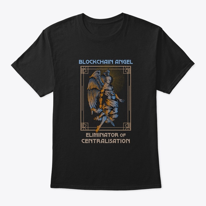 Blockchain Angel Heraldry (black)