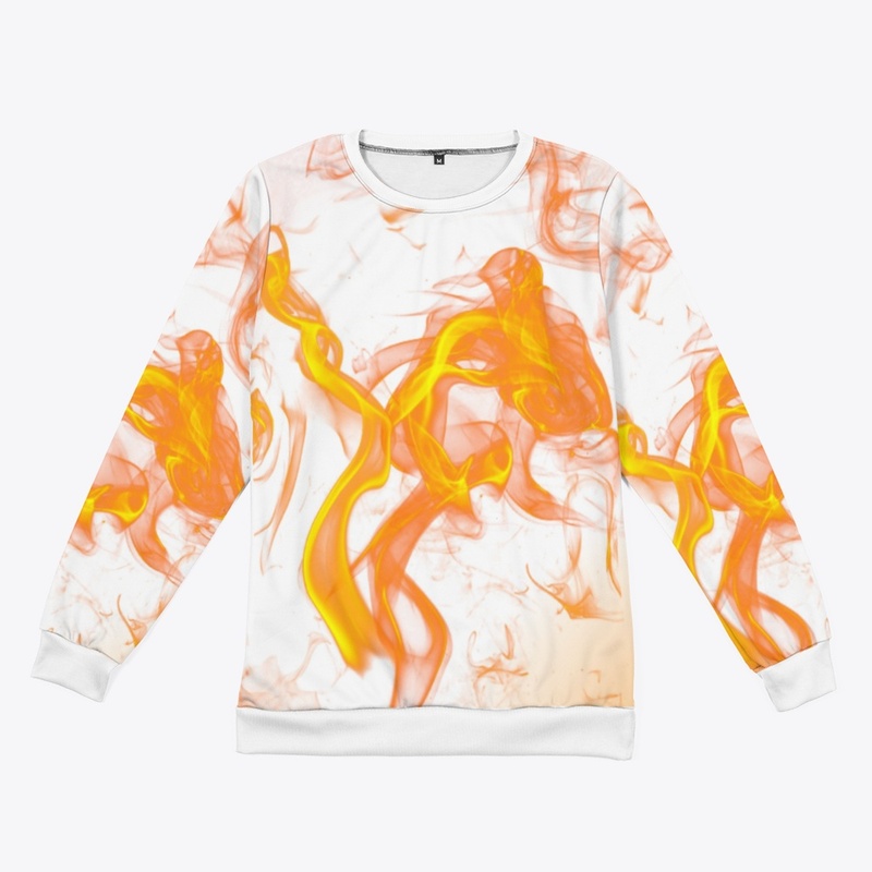 Orange fire t-shirt