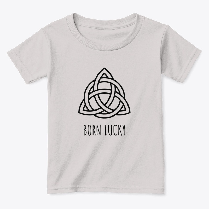 St. Pat's "Born Lucky" apparel