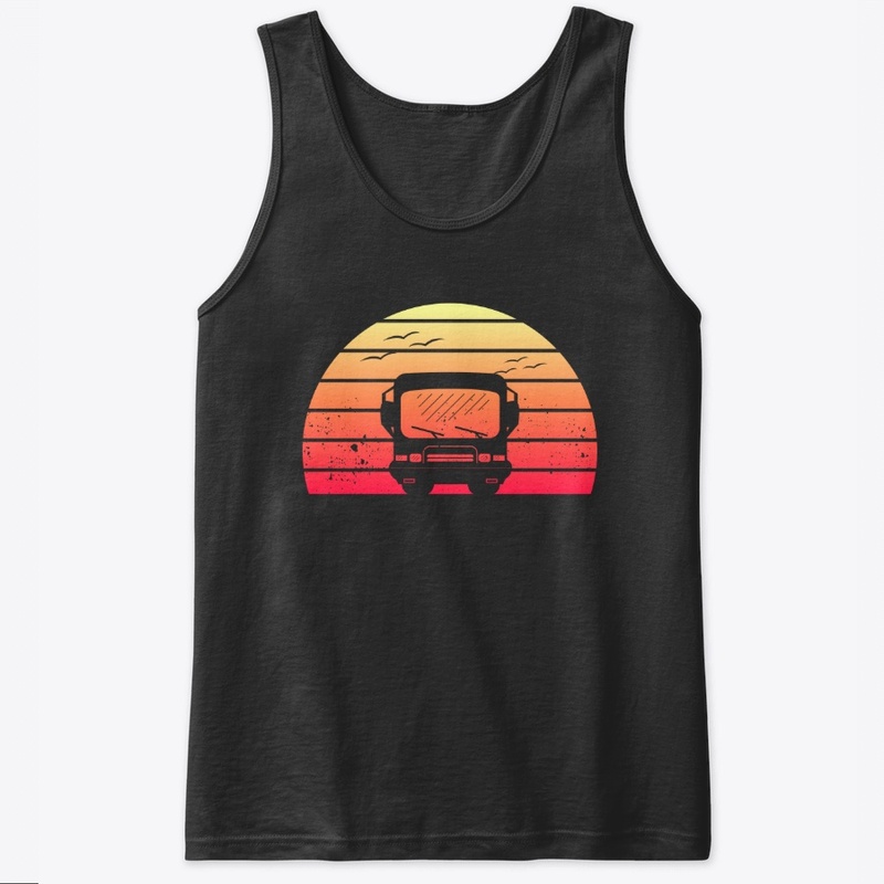 Classic Motorhome Silhouette Sunset Gift