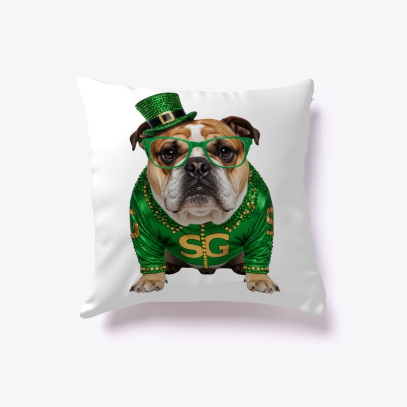 Funny St. Patrick's Bulldog