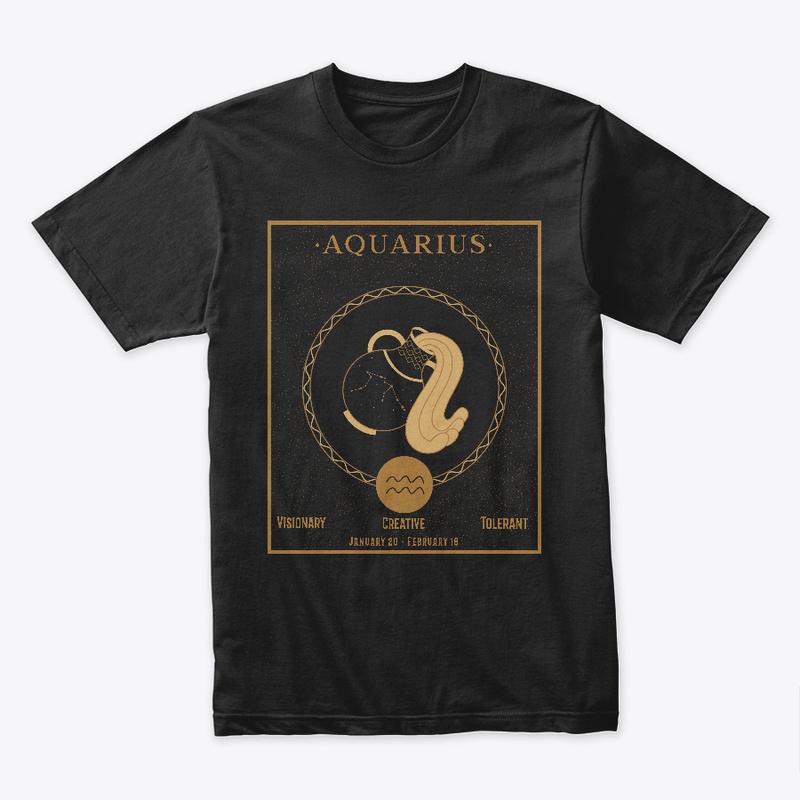The Fab 10 "Aquarius zodiac logo"