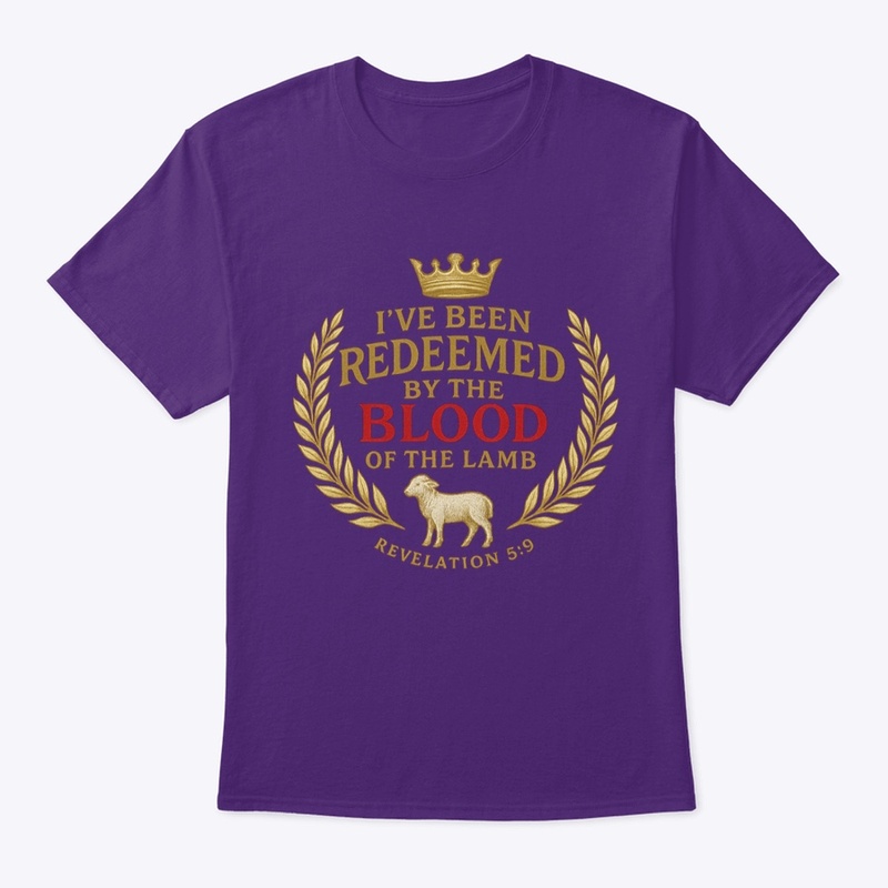 Redeemed by the Blood – Christian Tee
