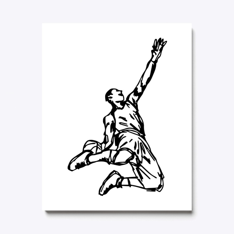 Basketball - Slam Dunk Drawing