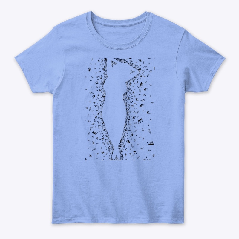 Body Of Music Poet Back Tee (Women)