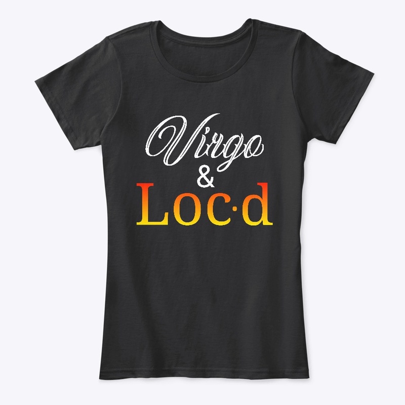 Virgo & loc'd zodiac tee shirt