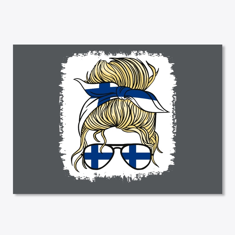  Suomi Finland Flag Girls Finnish Girl