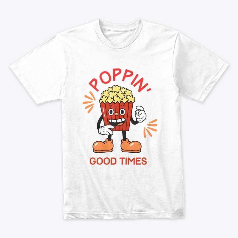 Popcorn foodie design Printed
