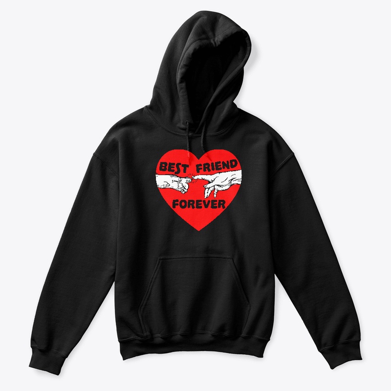 Best Friend Forever Red Heart