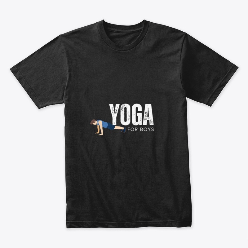 Yoga for boys creative design