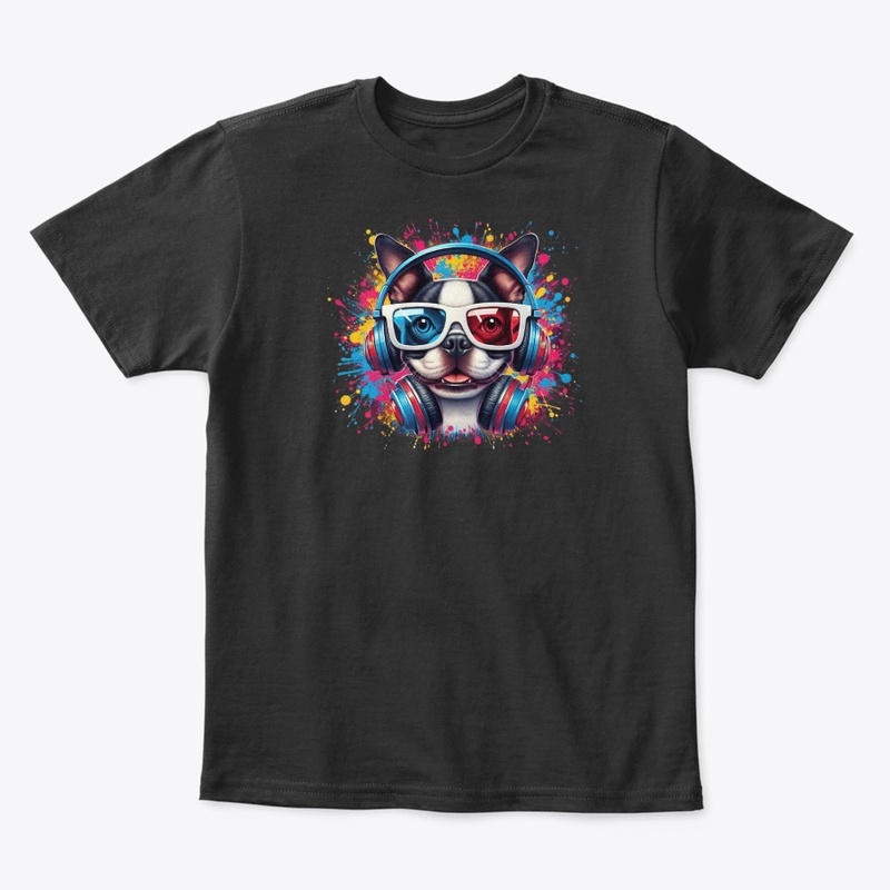 3D Boston Terrier