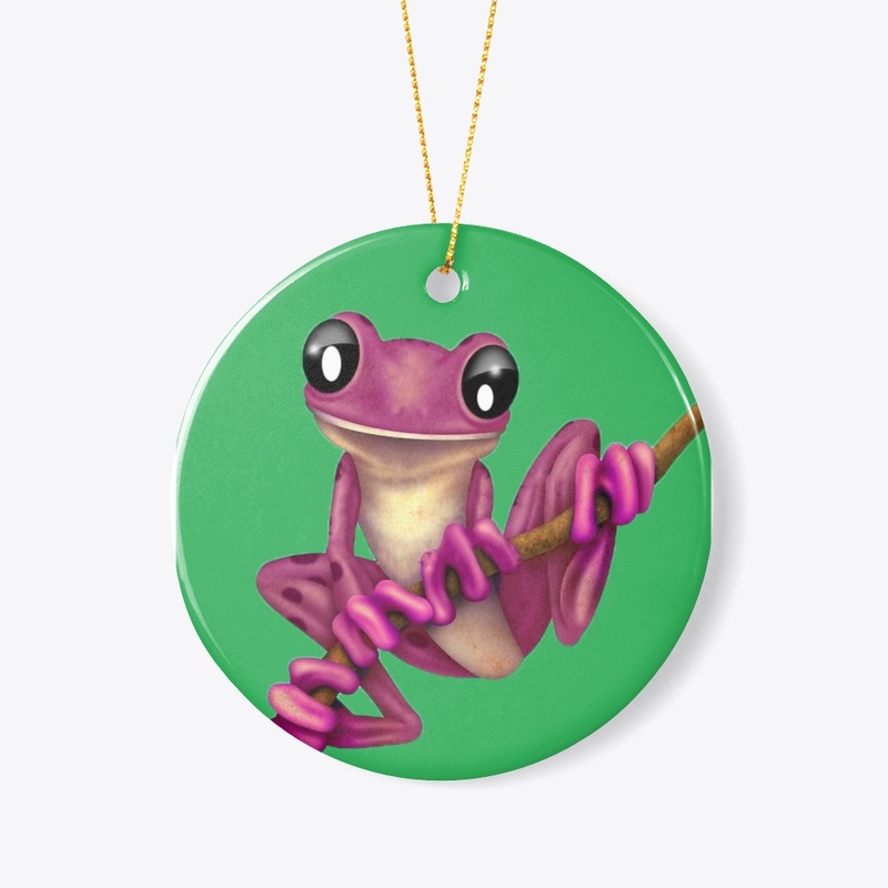 frog prints on accessories & t-shirts 