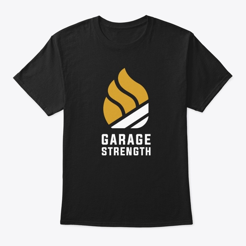 Garage Strength Flame (Vertical Black)