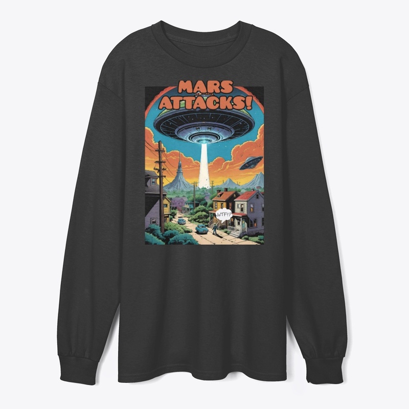 Mars Attacks Funny Vintage Comic Art 