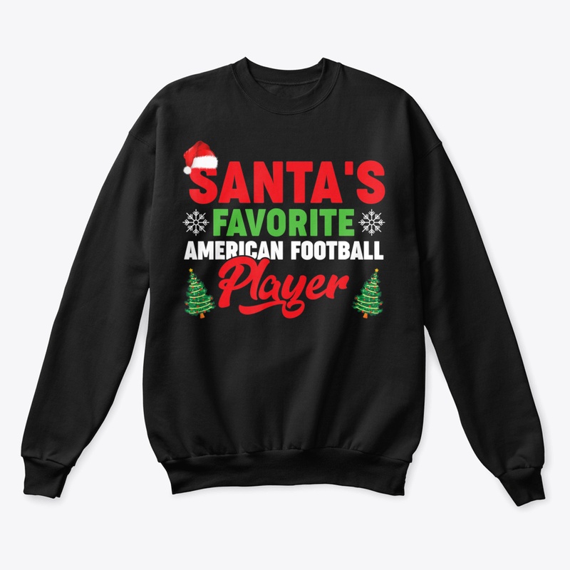 SANTA'S FAVORITE AMERICAN FOOTBALL PLAYE