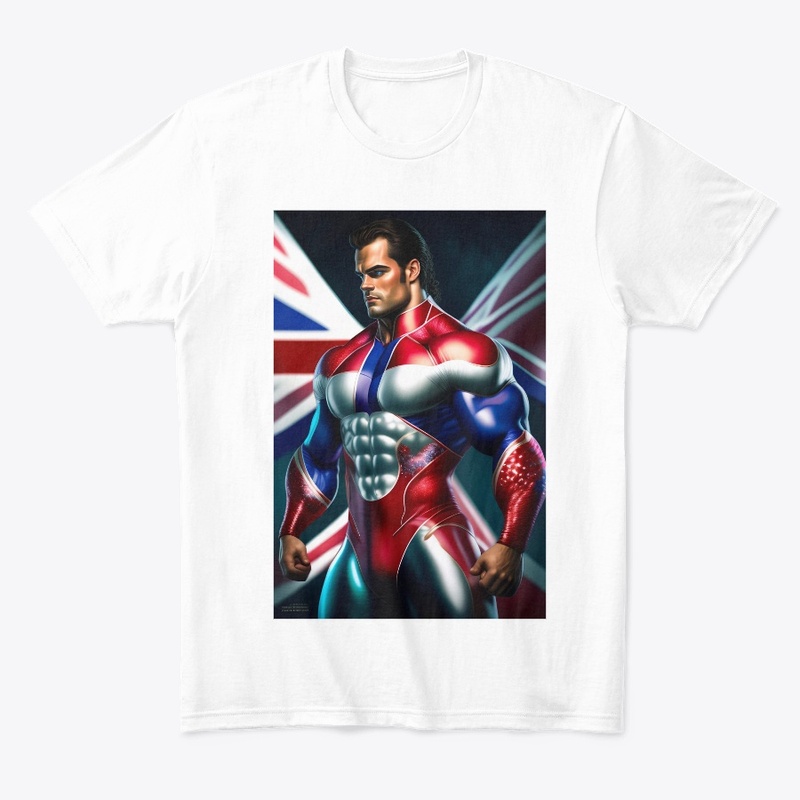 bodybuilder superhero Captain Britain