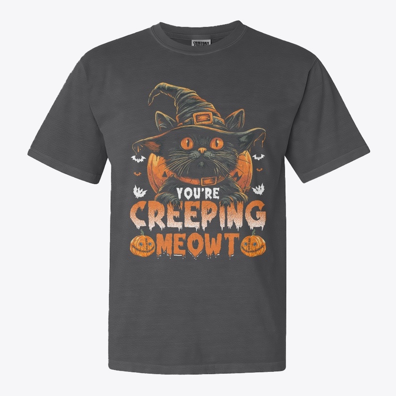 Creepy Meowt Halloween Cat Lovers Tee!