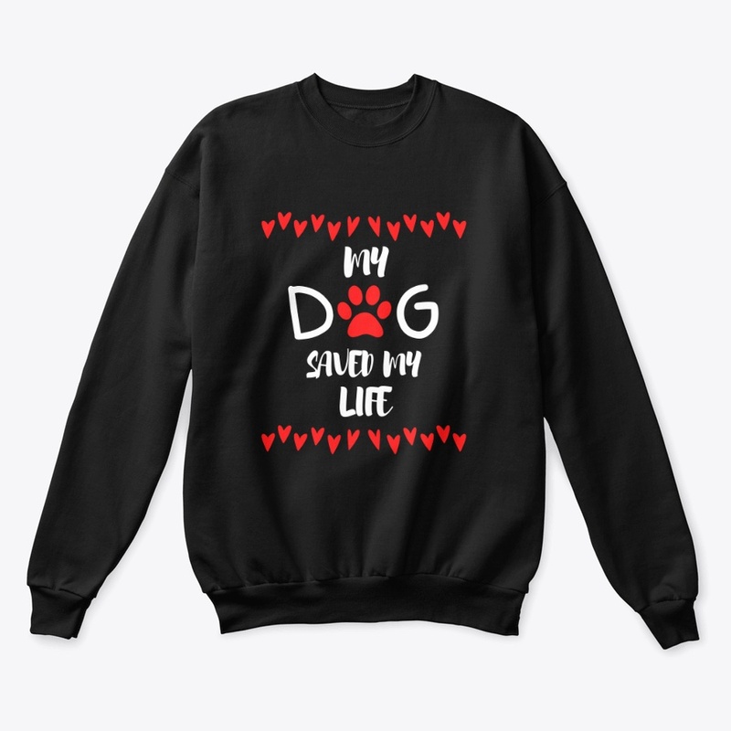 "My Dog Saved My Life" (white font)