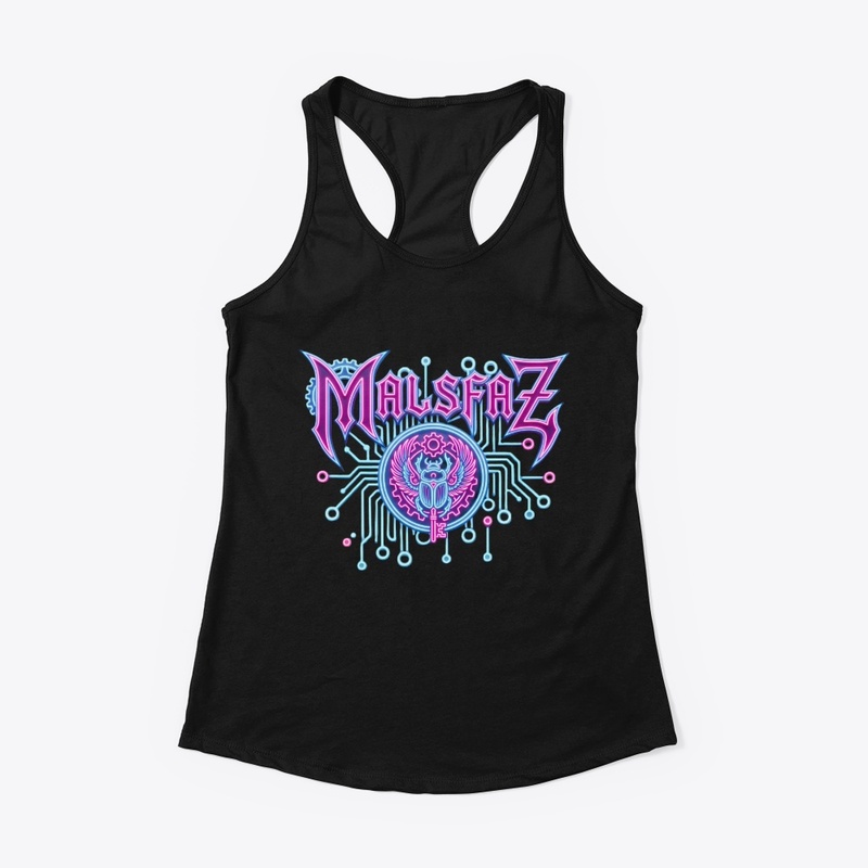 Neon Logo Malsfaz Racerbasck Tank