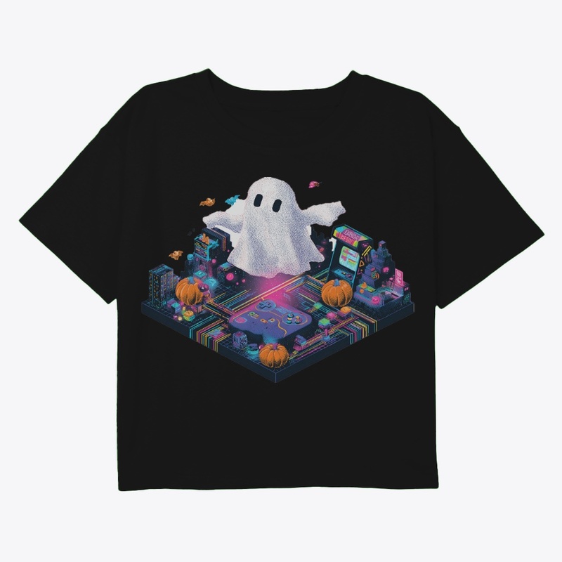 Halloween Gamer Ghost Art