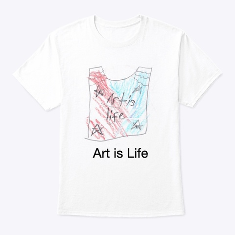 Andrea 5th Grade White T-Shirt Front