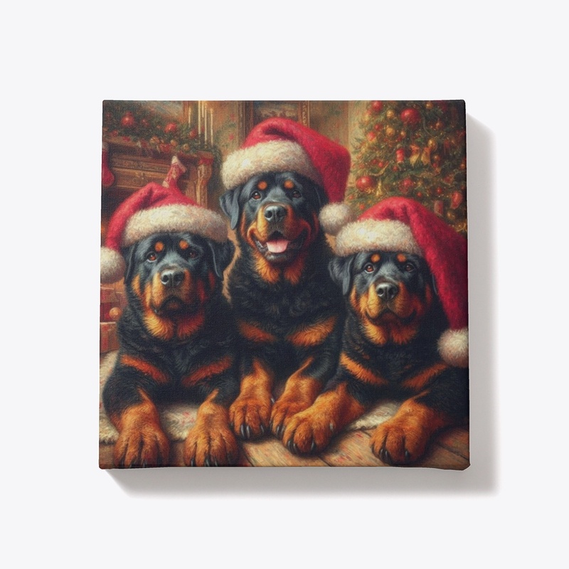 Rottweilers Christmas 
