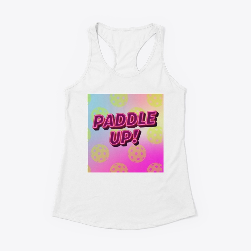 Neon Typography Paddle Up