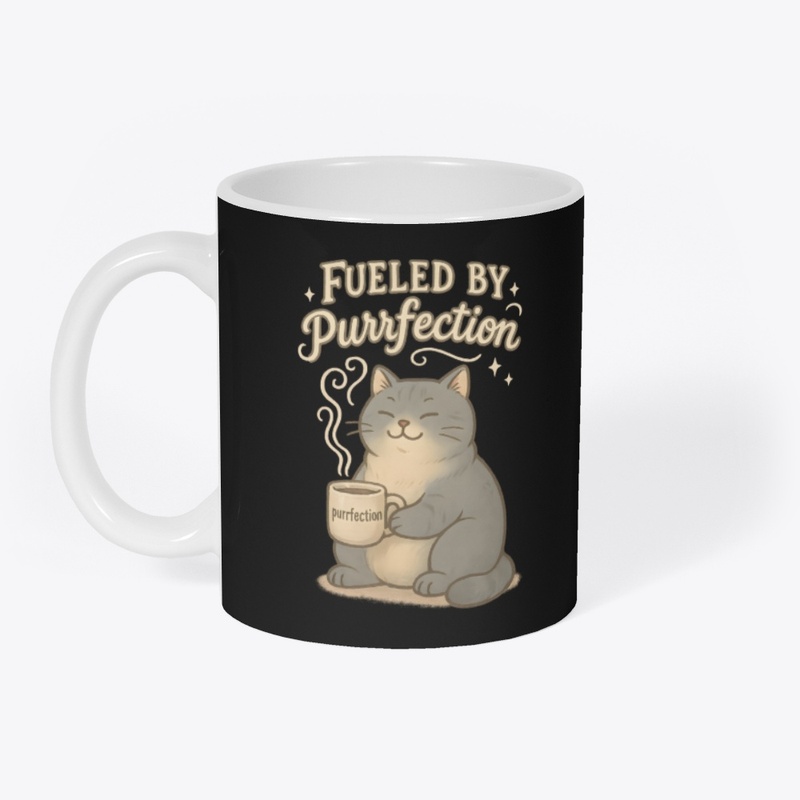 Russian Blue Cat - Fueled by Purrfection