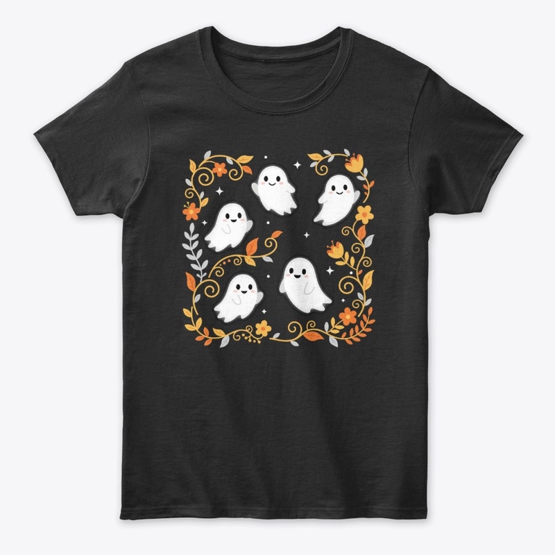 Smiling Ghosts & Autumn Florals