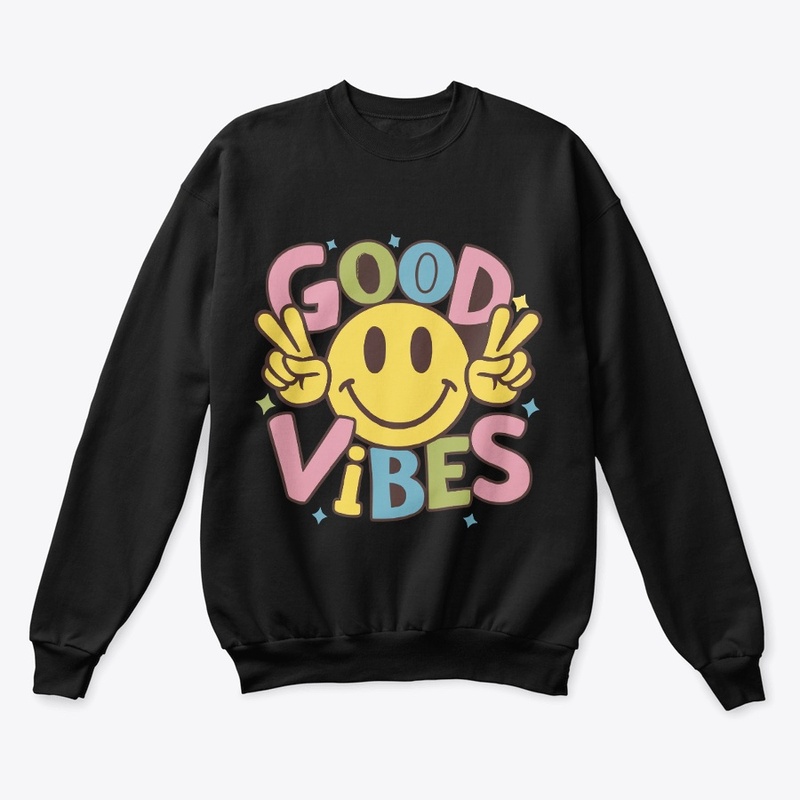 Good Vibes Typography T-shirt