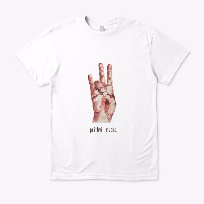 Yoga Prithvi Mudra watercolor