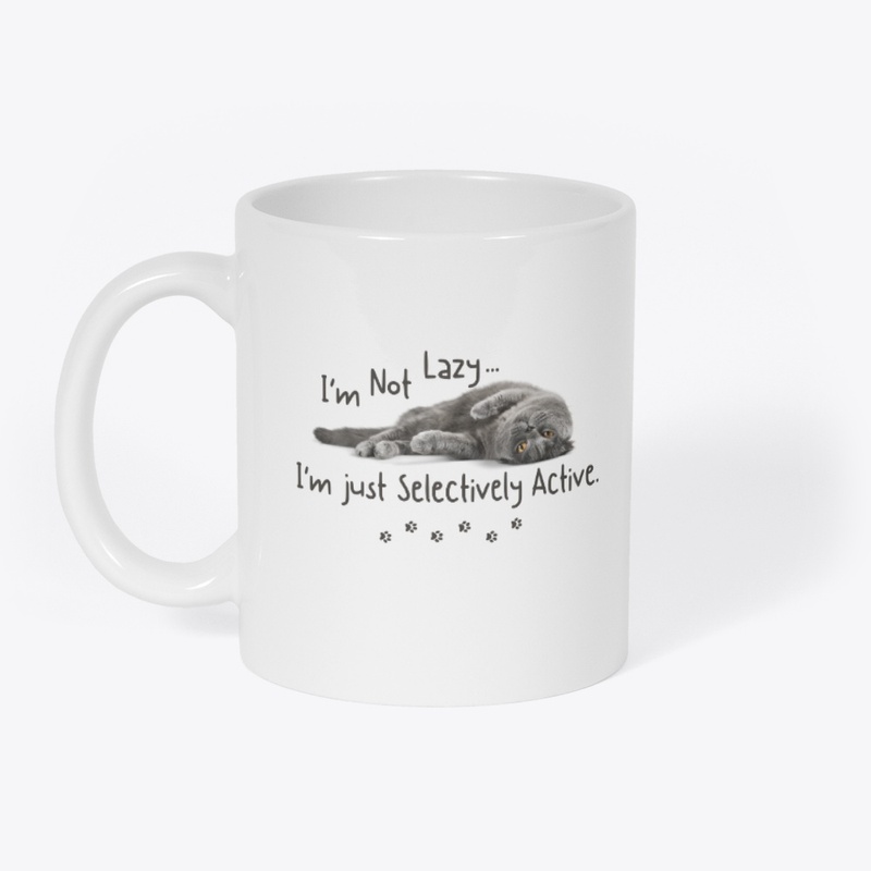 Lazy Gray Cat