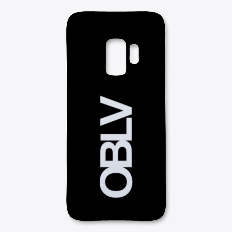 OBLV Samsung Case White Text