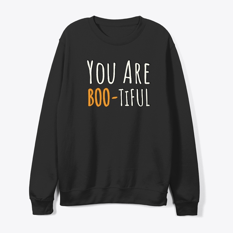 you are beautiful halloween boo ghost