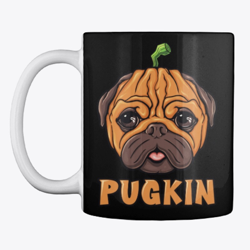 Pugkin - Halloween Pug Pumpkin Slim Fit 