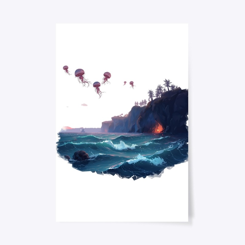 Magical Ocean Scene