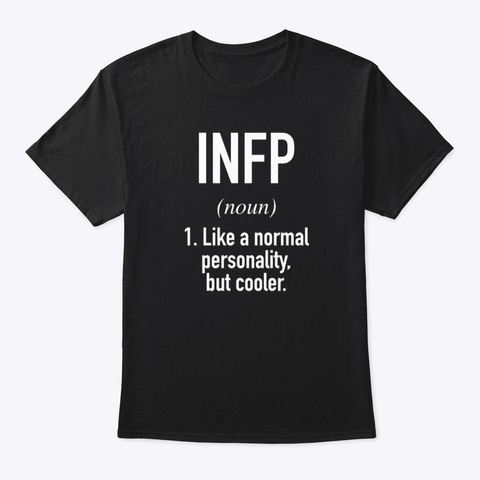 Infp Defined Black T-Shirt Front