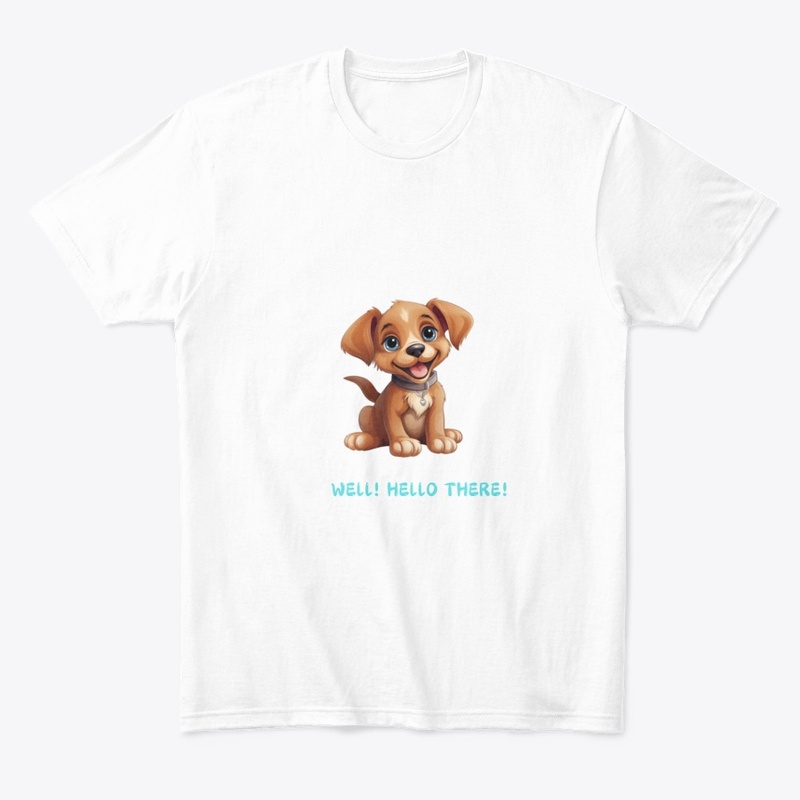CUTE PUPPY COMFY TEE| BY A.R.T DESIGNS👌