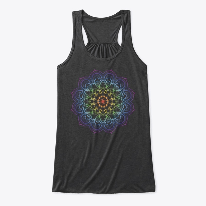 Mandala Rainbow Flower