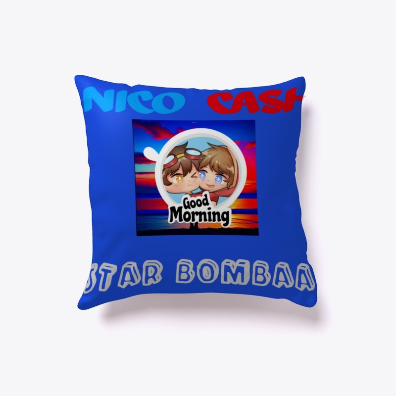 Nico and Cash star bombaa pillow