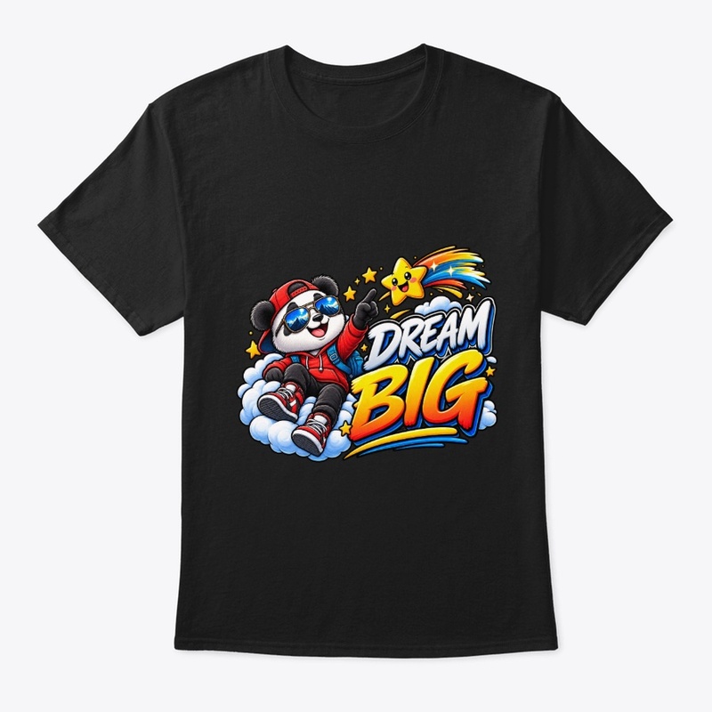 Dream Big – Cool Panda & Shooting Star 