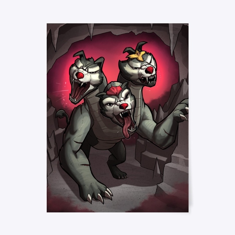 Cerberus the Manic POSTER