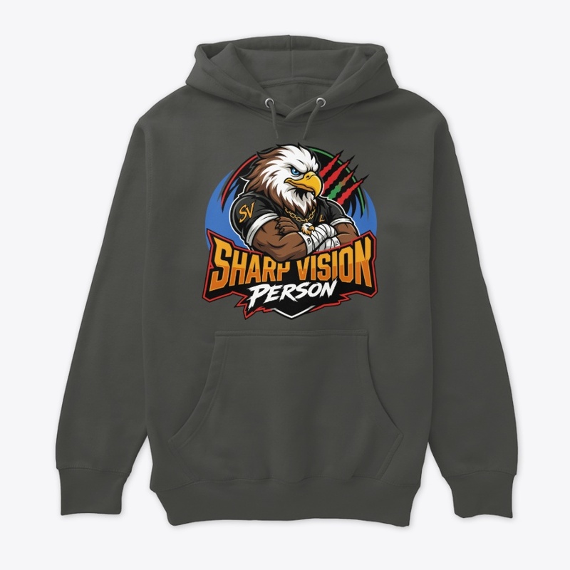 Sharp Vision Eagle Athlete Mascot