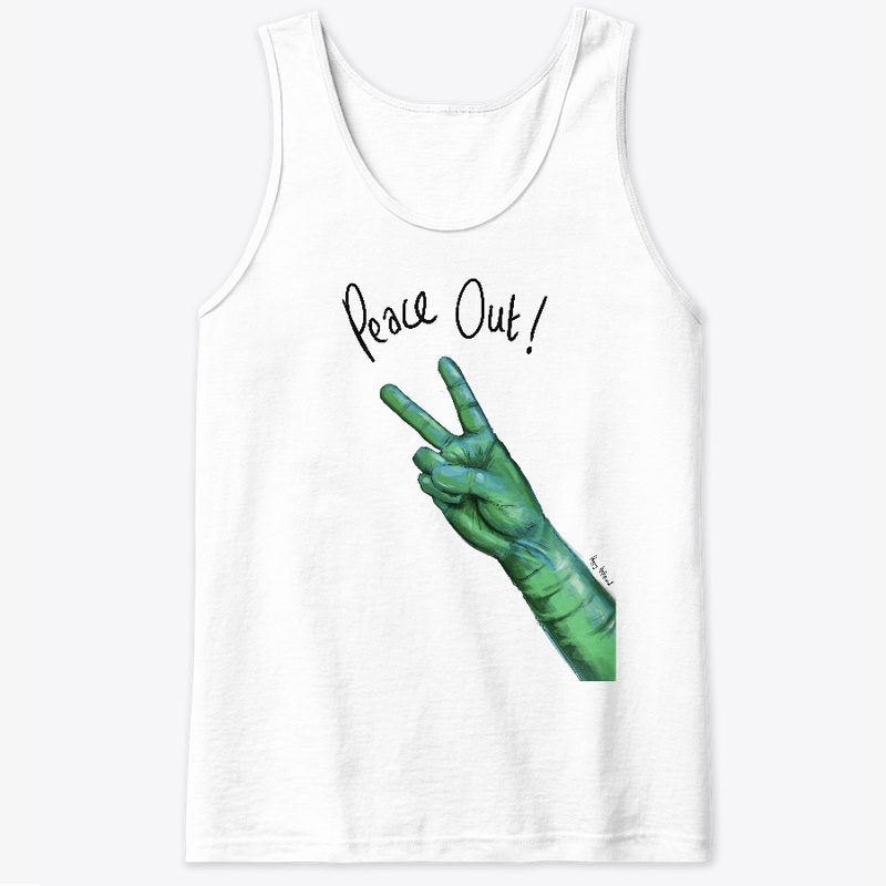 Peace Out Green Gloves