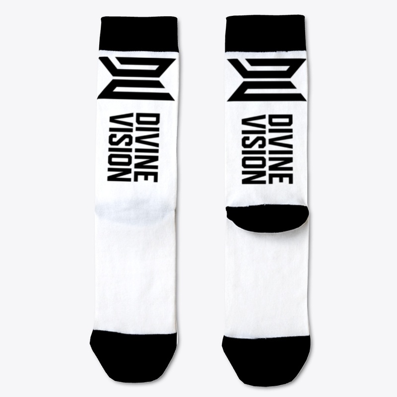 DivineVision black & white Socks