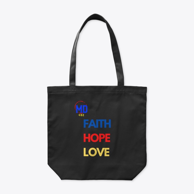 FAITH HOPE LOVE MOTIVATIONAL T-SHIRT